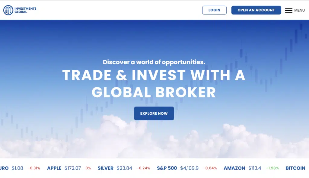 Investments Global trading platform
