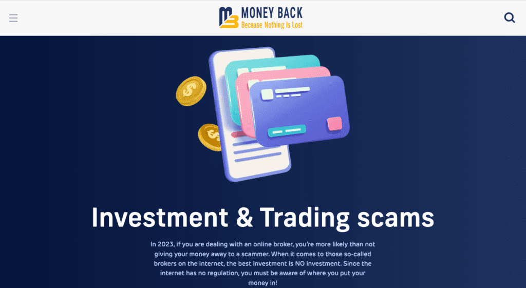 Money Back (money-back.com) Review & Scam Test - Full Opinion | MoneyAmped