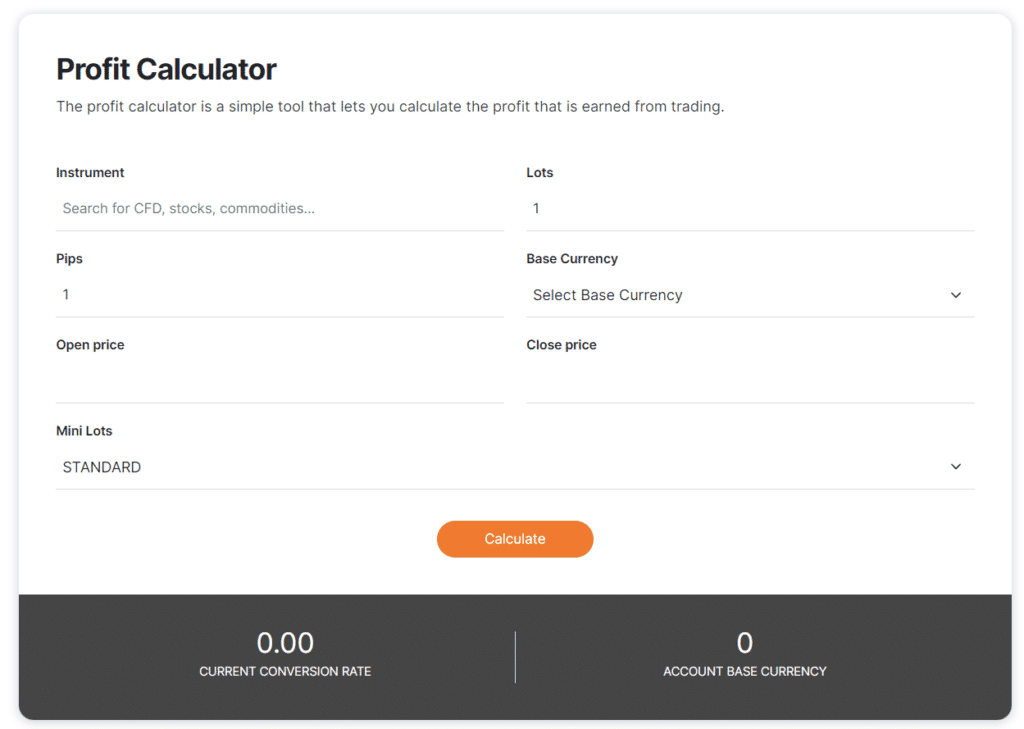 ZuluTrade Profit Calculator
