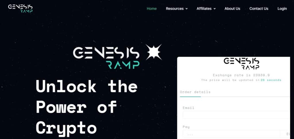 Genesis Exchange website Genesis Exchange website