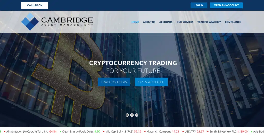 Cambridge Asset Management trading platform