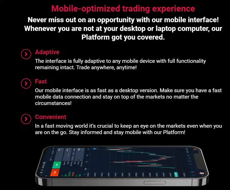 ByronPlusGlobal Mobile-optimized trading experience