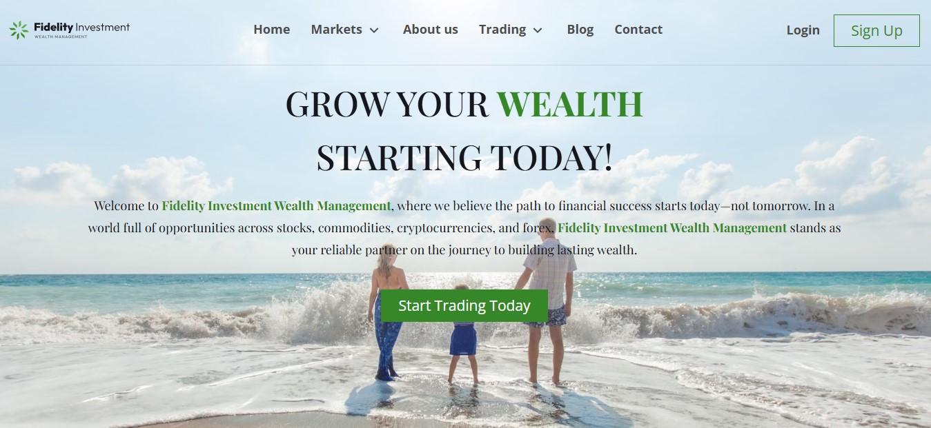 Fidelity Investment Wealth Management Homepage Fidelity Investment Wealth Management Homepage