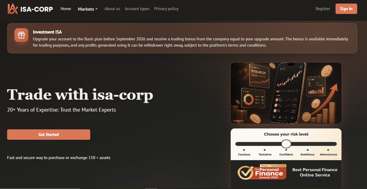 ISA Corp Homepage